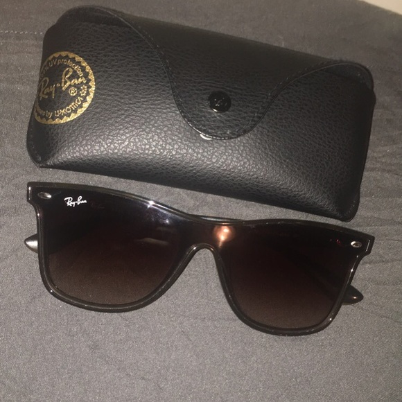 ray ban blaze wayfarer brown 